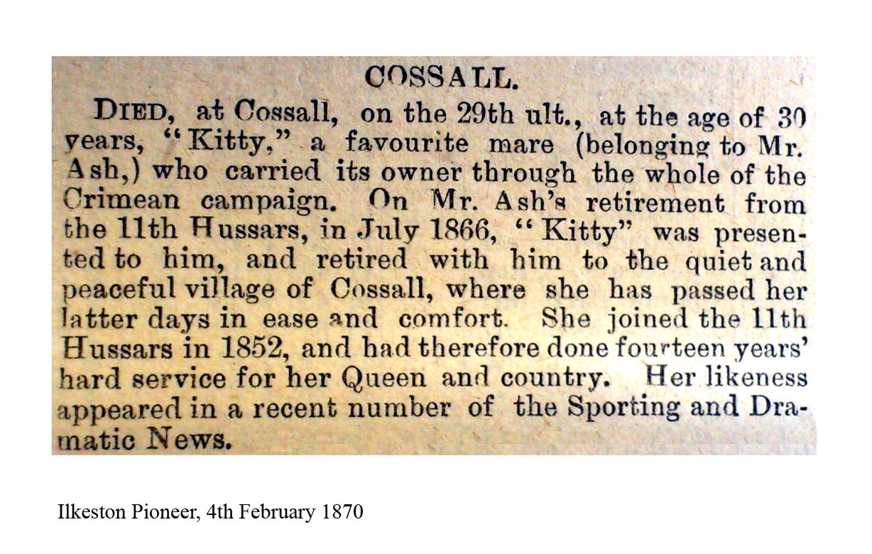 The death of Henry Ash's Charger 'Kitty'. Click to enlarge.