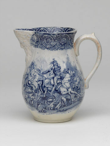 Cardigan at the guns  commemorative jug
