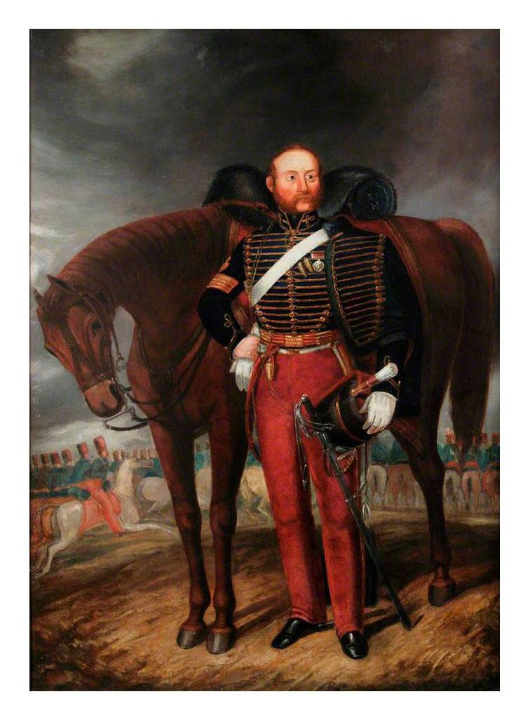 Sergeant Major Kilvert, by an unknown artist, painted c.1870, oil on canvas, 79 x 56 cm, in the collection Horsepower: The Museum of the King's Royal Hussars, Winchester.