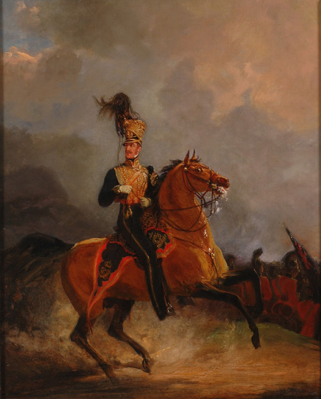 Henry William Paget at Waterloo. Click to enlarge.