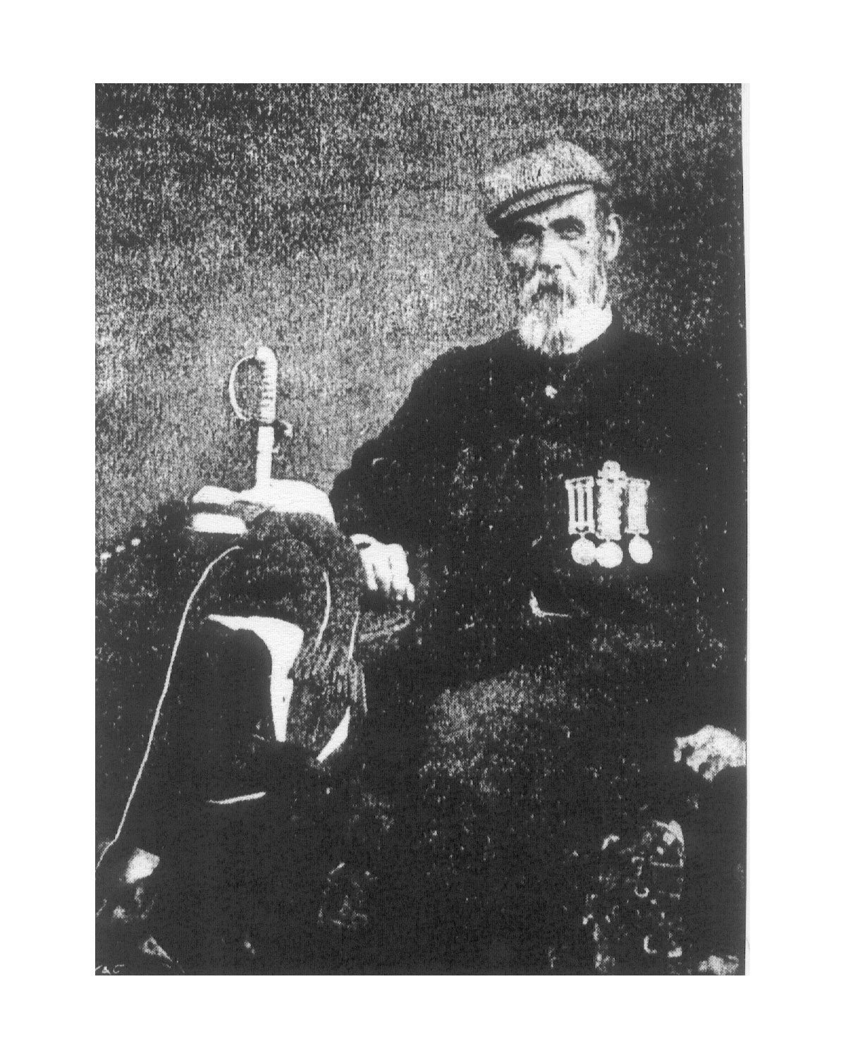  Portrait of James Wightman in article in The Regiment, 1896. Click to enlarge.