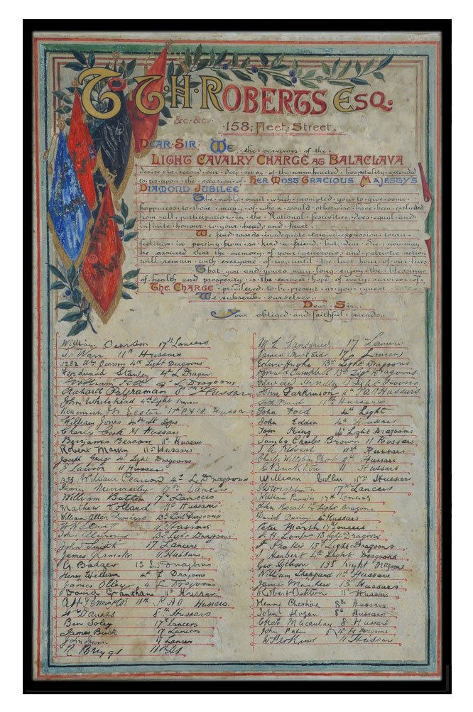 Roberts illuminated address 1897. Click to enlarge.